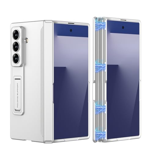 Coque tout compris Galaxy Z Fold 7 5G étui rigide premium argent