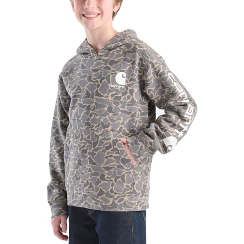 Carhartt Kid's CA6773 Long-Sleeve Camo Graphic Sweatshirt - Boys