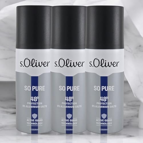 s.Oliver So Pure I - Desodorante (3 unidades, 150 ml, 3 unidades)