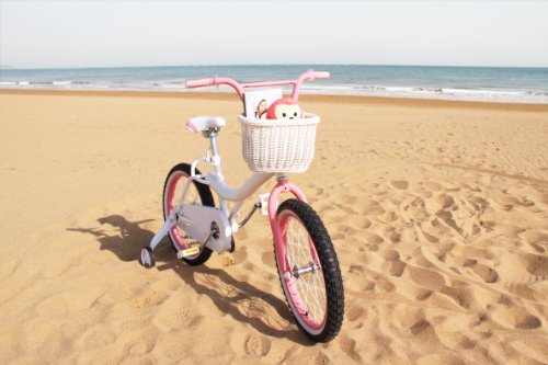 Colorbasket Kid's Front Handlebar Bike Basket,White