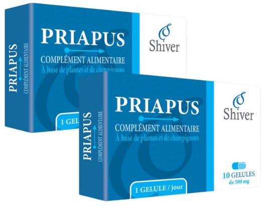 Priapus - Shiver - Potencia Masculina - Energía | Rendimiento | Endurance - Fórmula Virilidad Hombre - Ginseng