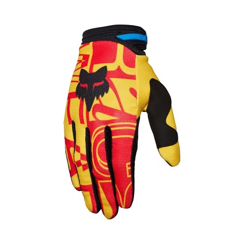 Fox Racing Men's 180 Motocross Dirt Bike Glove, Pale Yellow Race Spec, Medium