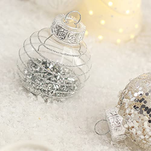 Fotrsta 25 PCS Silver Christmas Ball Ornaments - Image 3