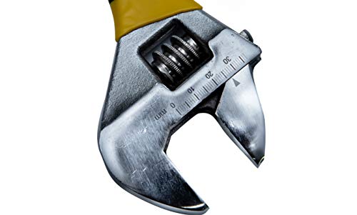 Image of AGRICO TATA Adjustable Spanner | Easy Wrench and Spanner, Ideal For Plumbing Tools, Adjustable Wrench for All Nut Sizes| 18 Inch /Pack of 1