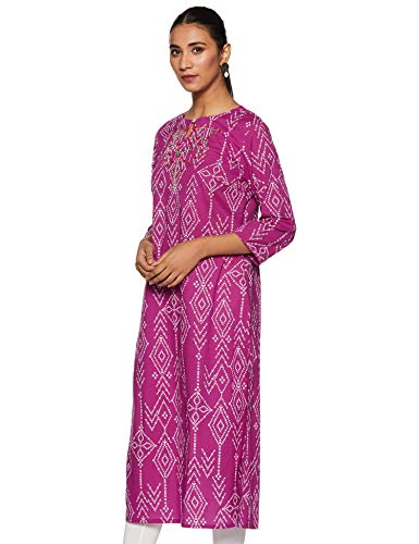 Image of Amazon Brand - Tavasya Women's Cotton Regular Kurti