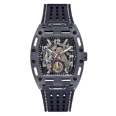 GUESS US Navy quadrante esposto orologio multifunzione, Blu/Navy/Navy, PHOENIX