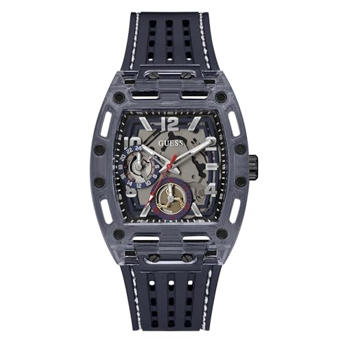 Image of Guess Men's GW0G Series| Analog Trend Watch| Polycarbonate Case| Silicone Bracelet | 50M Water Resistance