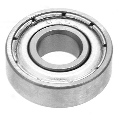 Deep Groove Ball Bearings 10pcs Deep Groove Ball Bearing, Low Noise Bearing Double Sided Seal Single Column Premium Steel