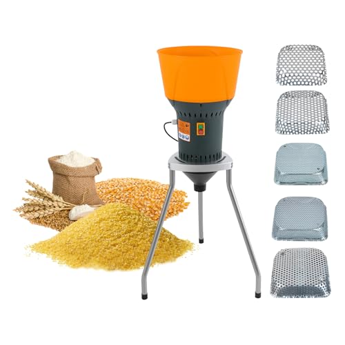 Elektrische Getreidemühle 1300W 13.7L Getreidemühle mit 5 Siebe für verschiedene Getreidearten, Kornmühle zur Fütterung von Vieh/Tieren Elektrische Getreidemühle 1300W 13.7L Getreidemühle mit 5 Siebe für verschiedene Getreidearten, Kornmühle zur Fütterung von Vieh/Tieren