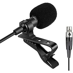 Lavalier Shure Inalámbrico Sujeetec Micrófono de Solapa Micrófono Solapa Compatible con Shure Transmisor inalámbrico - Unidireccional Condensador Mini Lavalier Micrófono - Enchufe Mini XLR TA4F