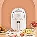 Frytkownica Hot Air, 2L Elektryczny Fryer Niski Fat Chip Maker 1000 W Z Timerem, Bezpłatny, Bezpłatny Kosz, Biały