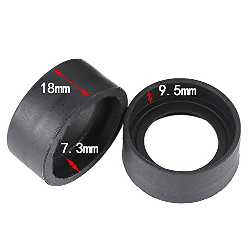 Œilletons microscope 32 à 36 mm éliminant les reflets | Paire de rechange de laboratoire