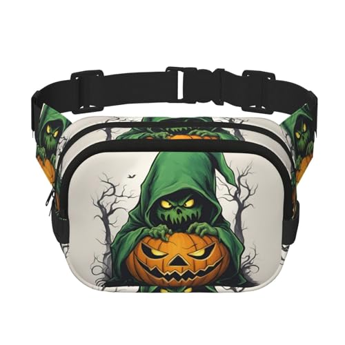Sac banane Halloween fantôme citrouille noir sport et voyage