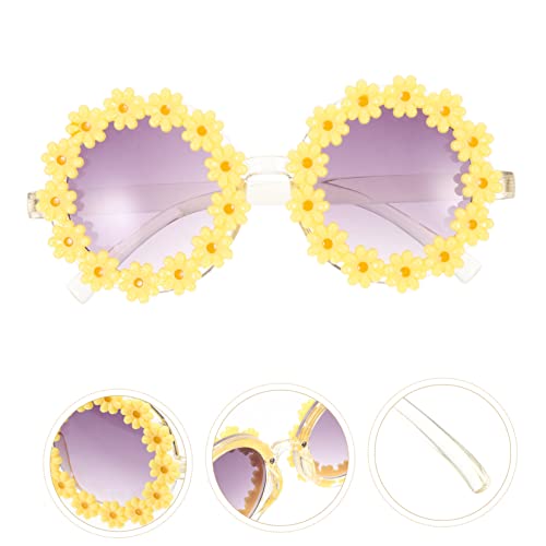 Sunflower Children's Sunglasses UV Protection Flower Design for Boys and Girls Cute Fun Shades for Beach and Outdoor Activities4