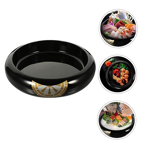 Plato japonés plástico para sushi y snacks miniatura 6