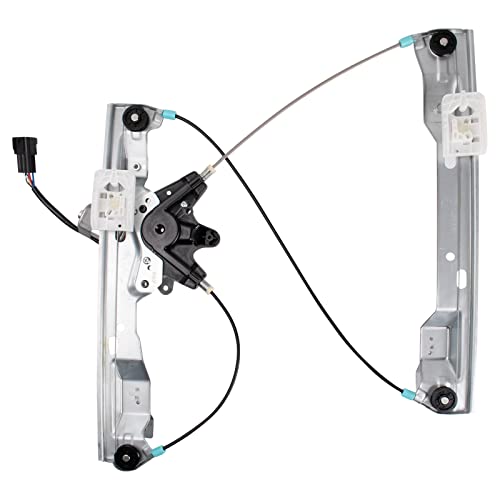 Image of TRQ Front Left Power Window Regulator & Motor Assembly Drivers Side Compatible with 2012-2018 Ford Focus