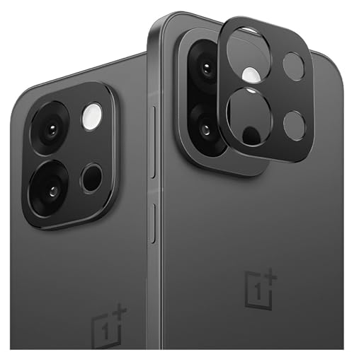 Image of PreCure 2-Pack Camera Lens Protector for OnePlus 13S / 13T | Tempered Glass Camera Guard (Black) | Scratch Resistant, 9H Hardness, Ultra HD Clarity, Case Friendly [Does Not Affect Imaging]