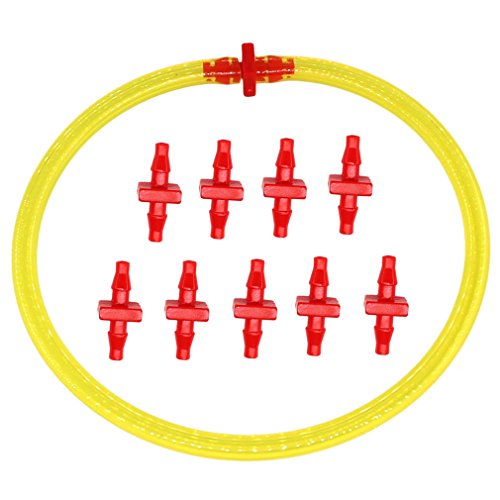 AISEN 5 feet Fuel Line Pipe 2.5mm x 5mm & Connector for Home