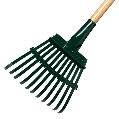 Rastrillo para arbustos Flex-Steel con mango de madera 48 pulg miniatura 3