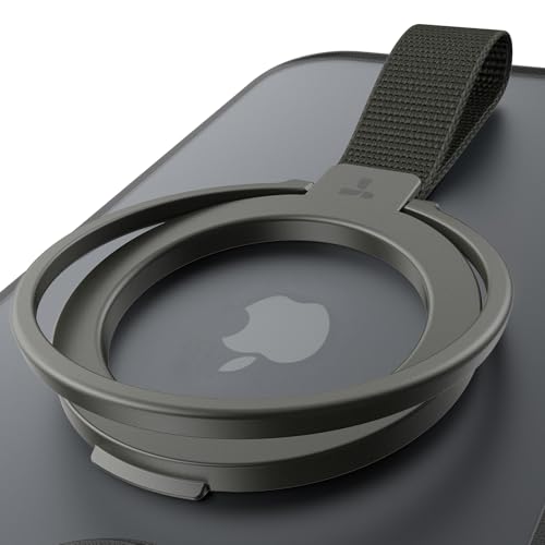 TORRAS Handy Ring für MagSafe 12N Magnetkraft für Fingerhalterung 360°Drehbar als Ständer Ringhalter Handy Halterung magnetisch für iPhone Samsung usw.- Titan Schwarzbraun