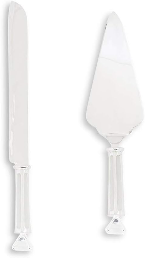Vintage Inspired Silver Cake Knife and Server Style 9530
