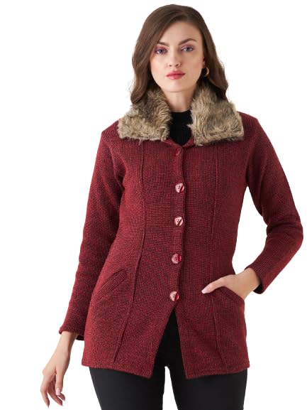 Image of PIVL Women's Long Winter Acrylic Blend Sweater