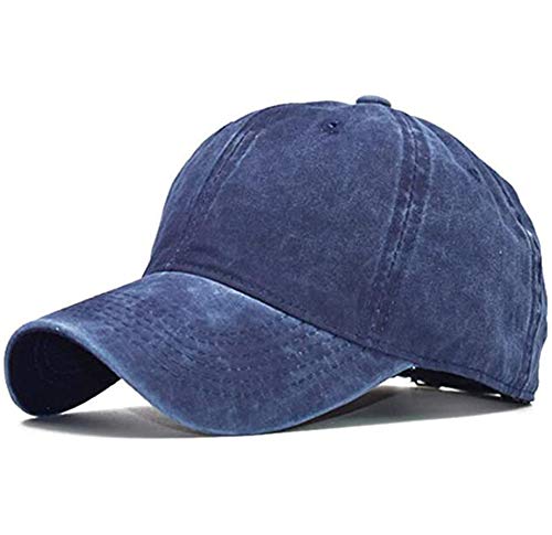 Eohak Kids Distresed-Washed Baseball Hat Infant Toddler Baby Boy Cotton Hats Distresed for 2-8 Years Navy