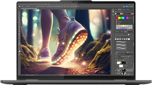 Image of Lenovo Yoga 7 2-in-1 16 inch WUXGA 1920x1200 IPS Touchscreen Laptop, 12-Core Intel Ultra 7 155U, 16GB LPDDR5, 1TB SSD, Shared, TB4 Wi-Fi 6E Backlit KB Fingerprint Win10 Pro w /ONT 32GB USB