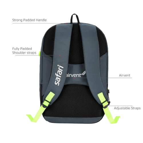 Image of Safari 43L Expandable Laptop Bag with Armor Base, Raincover, 3 Compartments, Compression Straps, Large Size Travel Bag, Ideal For 3-4 Days Staycations, Hiking, Office Bag