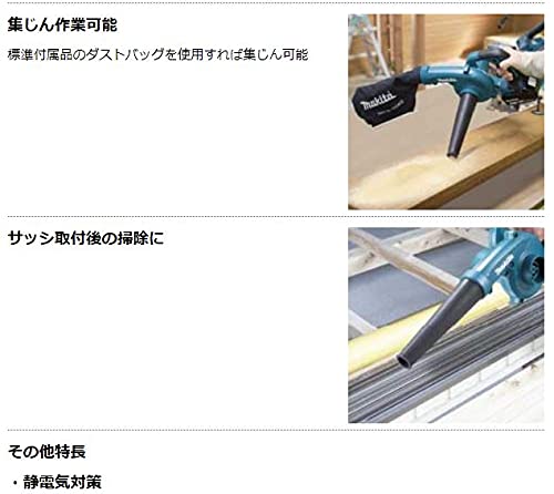 Amazon.co.jp: マキタ 【純正】 18V充電式ブロア UB185DZ(本体のみ) + 