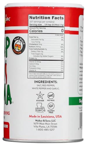 One 8 oz Slap Ya Mama Cajun Seasoning White Pepper Blend