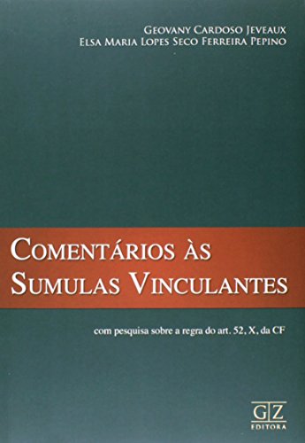 Preisvergleich Produktbild Comentarios As Sumulas Vinculantes (Em Portuguese do Brasil)