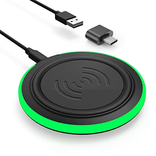 Image of Wireless Charging Pad, 15W Max Fast Wireless Charger, Wireless Phone Charger for iPhone 14 /14Plus /14 Pro /14 Pro Max /13 /12 /11 /X /SE /8, Samsung Galaxy S22 /S21 /S20, Note20 /10, AirPods Pro