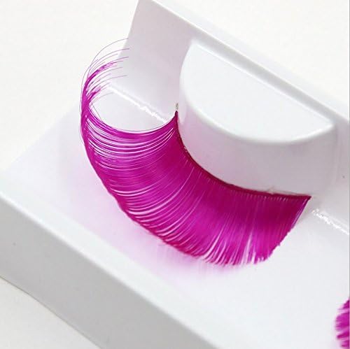 AnHua® New Sexy Fun Ladies Styles Handmade Reusable Long Thick Fancy Party Feather False Eyelashes Makeup Eye Lashes (Rose)