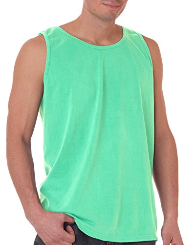 Image of Comfort Colors Chouinard 9360 Adult Garment-Dyed Tank Top Island Reef DirDye X-Large