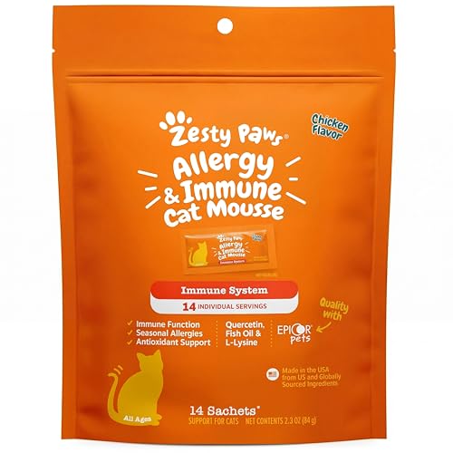 Zesty Paws Allergy & Immune Mousse for Cats