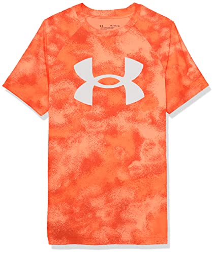 T-shirt Under Armour sport garçon maillot manches courtes respirant orange XS