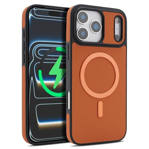 Coque iPhone Air marron idéale pour travailler et recharger sans fil au bureau