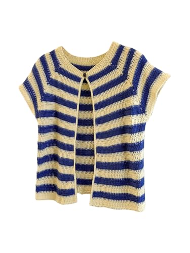 Milumia Women's Striped Button Knitted Cardigan...