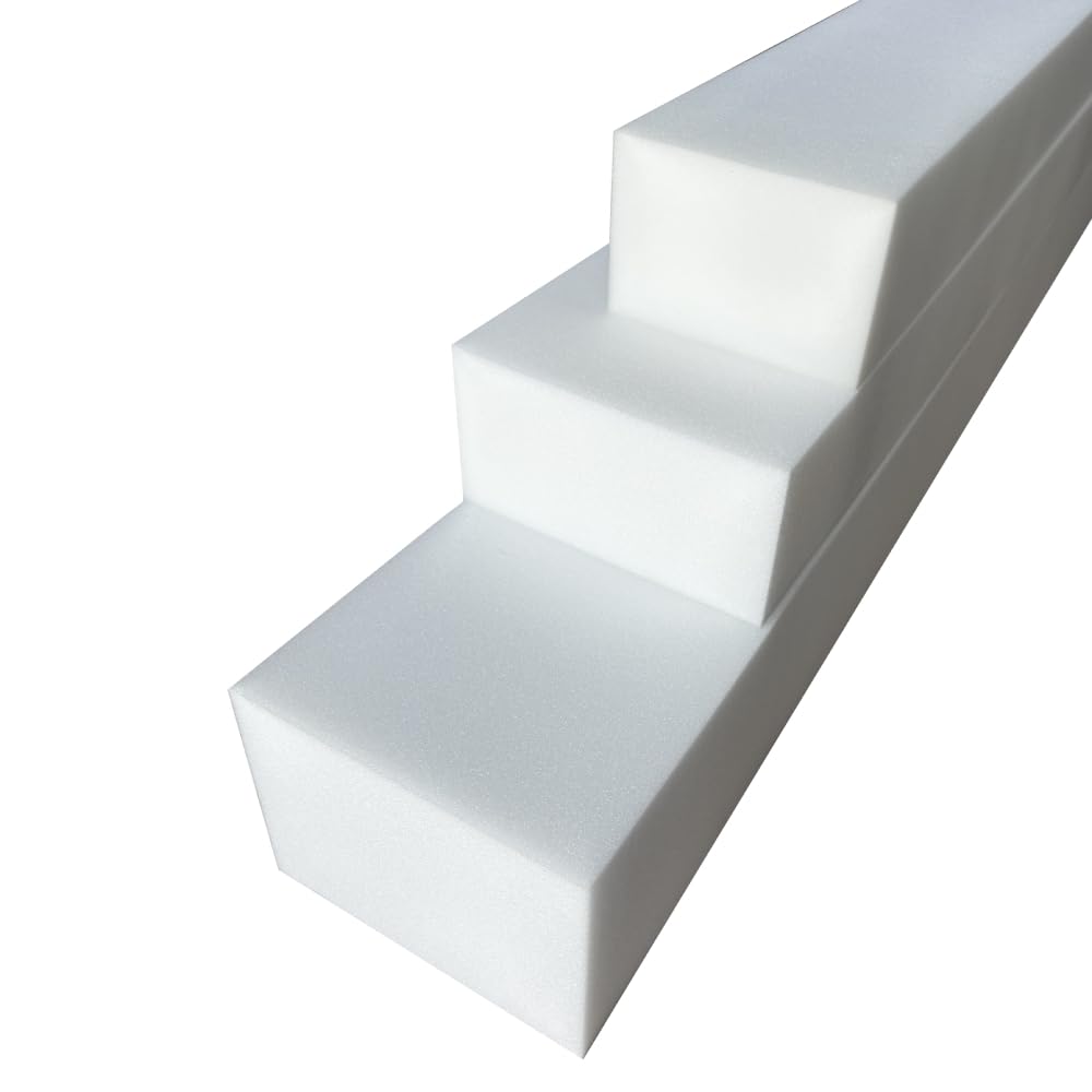 All4All Matratzenverlängerung aus Schaumstoff Matratzenausgleich RG 25/44 12x15 cm Schaumstoffstreifen Mittellhart (100)