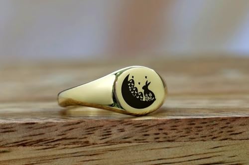 Bague lapin argent hypoallergénique contre les irritations de peau