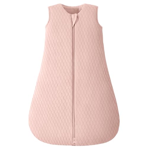 Image of Yoofoss Baby Sleep Sack 6-12 Months TOG 2.5 Winter Baby Wearable Blanket, 100% Cotton Toddler Sleeping Sack 2-Way Zipper Warm Quilted Sleepsack