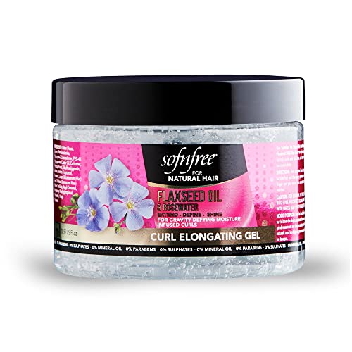 Sofn’Free Curl Elongating Gel with Flaxseed Oil & Rosewater Curl