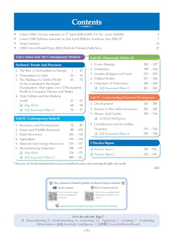 Image of Oswaal CBSE Class 10 Social Science Question Bank | Chapter & Topic-wise Solved Papers (2017-2026) | Based on Syllabus (April 2026) | Includes 2026 Papers | For 2027 Exam