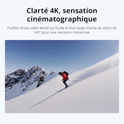 DJI Osmo Nano Bundle Vlog Caméra vlog Portable 4K à Porter avec Micro Mini TX POV Mains Libres FOV Large 143° stabilisation caméra magnétique pour Le Voyage Le vlog - vue 7