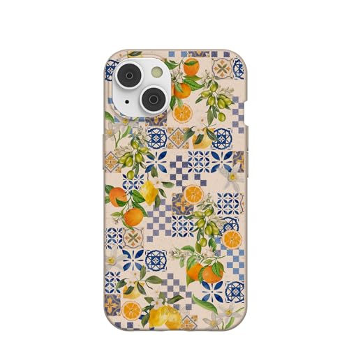Pela | Phone Case Compatible with iPhone 16e/14 | Limited Edition | Compatible with MagSafe | Cute Eco Friendly | Amalfi Fruits - image 1