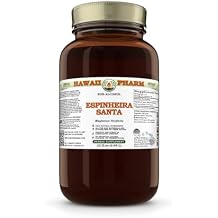 Espinheira Santa Maytenus Ilicifolia Dry Leaf Glycerite, Made in Hawaii, All Natural, Vegan, Lab Tested Alcohol-Free Liquid Extract - 32 fl.oz