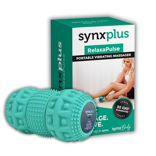 RelaxaPulse - Rodillo de masaje vibratorio para fascitis plantar,...