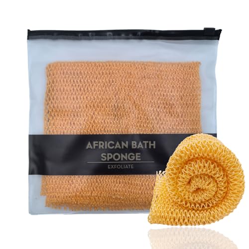 XIANZANDER Oranger Afrikanischer Peeling-Netzschwamm