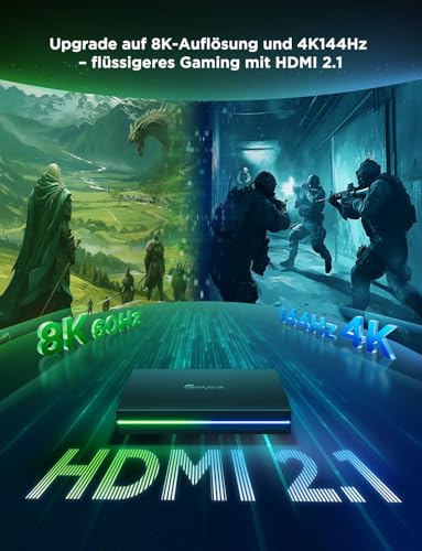 Govee HDMI 2.1 Sync Box AI Kit 2, inkl. TV Hintergrundbeleuchtung, unterstützt 8K@60Hz, 4K@144Hz, VRR und ALLM, funktioniert mit Matter, RGBIC LED Strip für 55-65 Zoll Fernseher, 75 LEDs/m – Bild 3